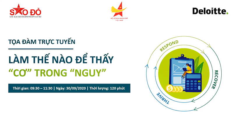 Tọa đàm Làm thế nào để thấy cơ trong nguy chia sẻ cách mà các doanh nghiệp ứng phó và vực dậy sau đại dịch.